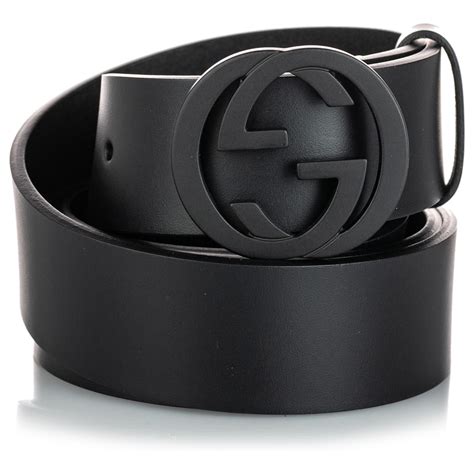 ceinture gucci cuir noir homme|ceinture gucci fine.